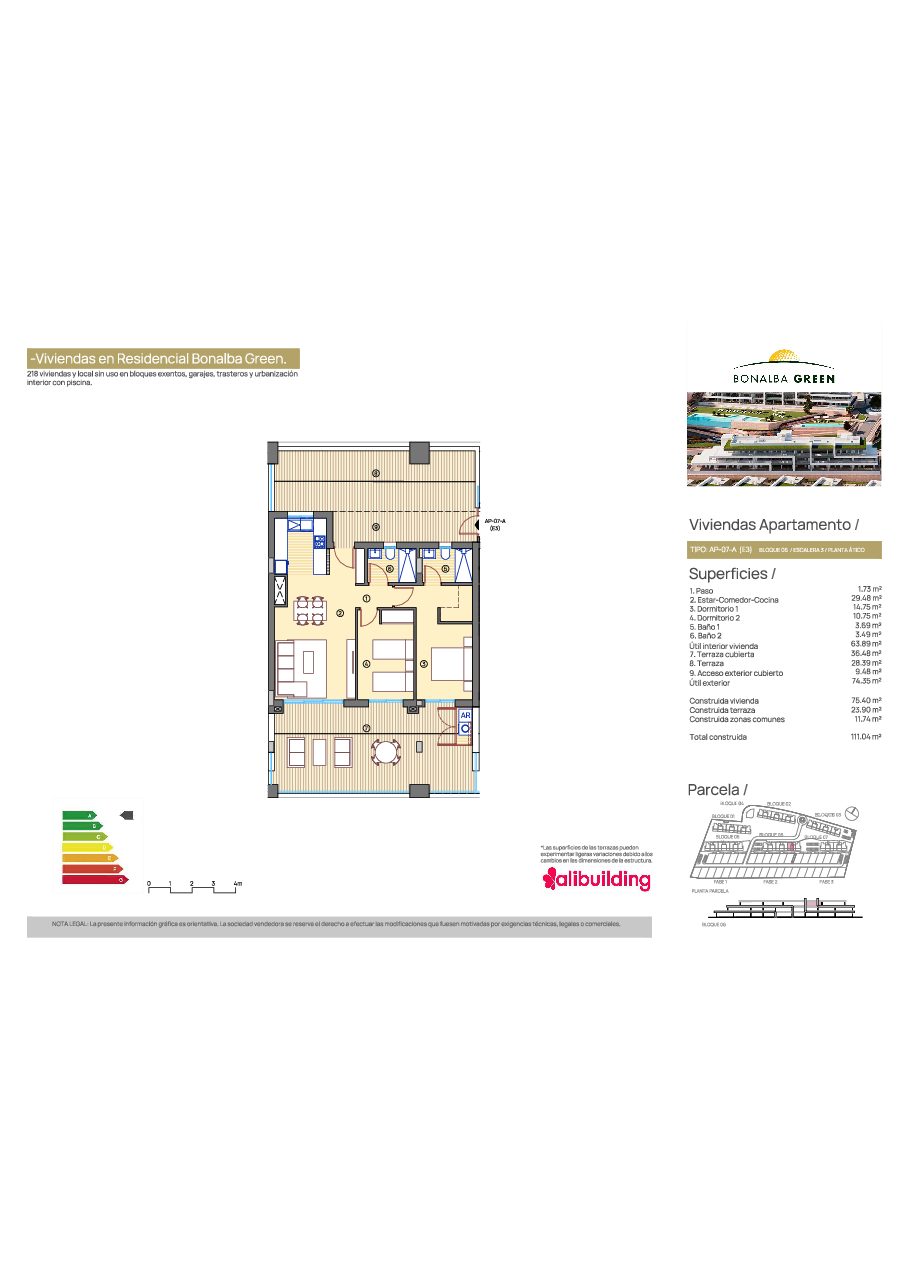 Plano Ático · 2 dorm.