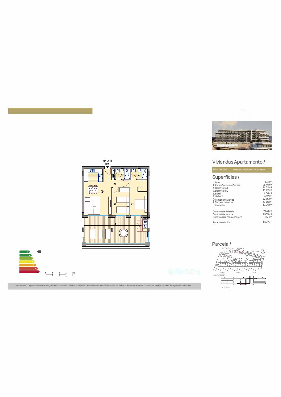 Plano Bajo · 2 dorm.