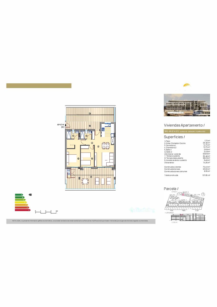 Plano Ático · 2 dorm.