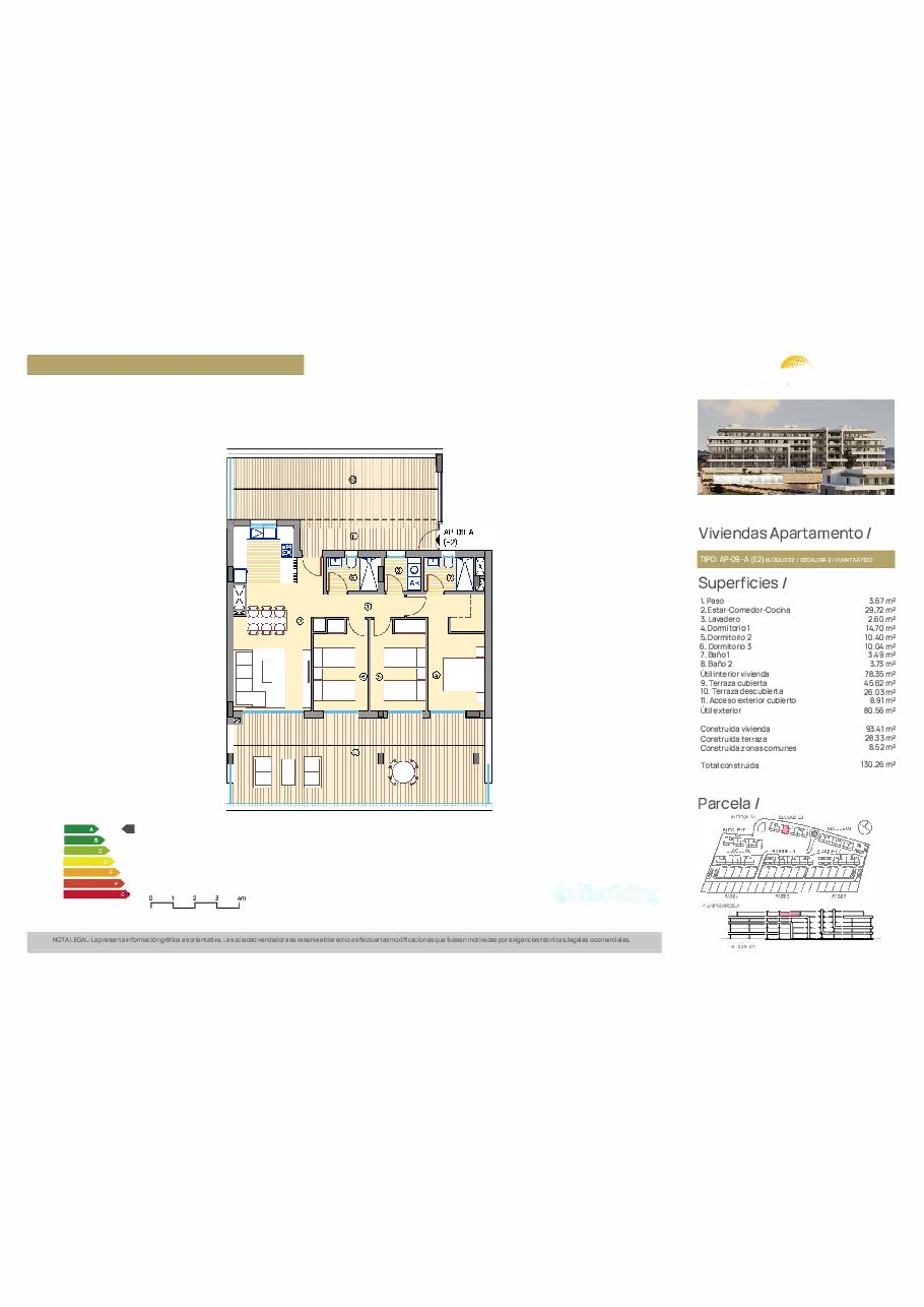 Plano Ático · 3 dorm.